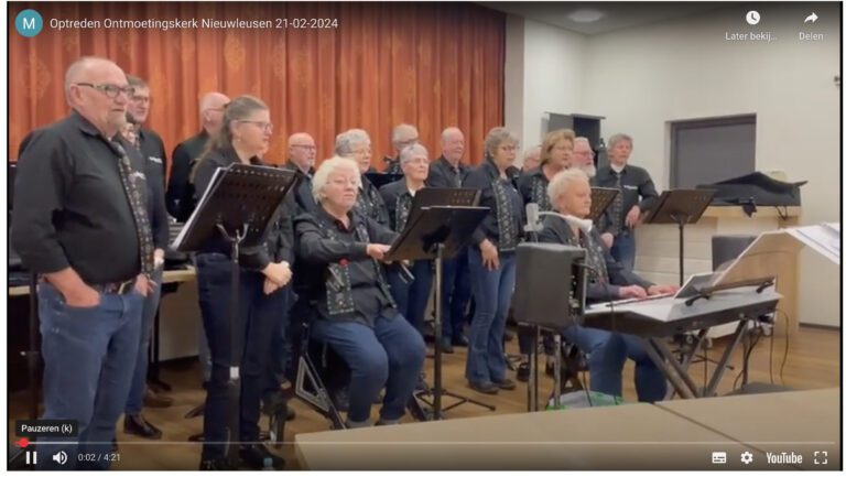 Optreden Ontmoetingkerk Nieuwleusen 21 februari 2024